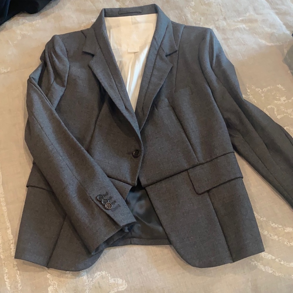 Madison Margiela x H&M Grey Wool Blazer Size 12